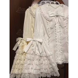 Kawaii Lace Hime Sleeve Lolita Blouse 2.0 by Dress Lolita (DLT04)